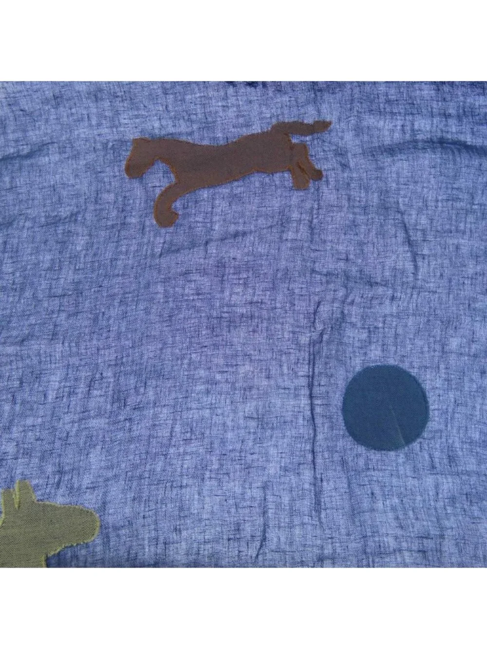 Hermes Scarf Navy